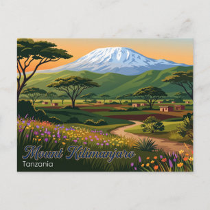 Postal Monte Kilimanjaro Tanzania
