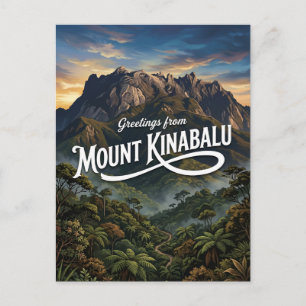 Postal Monte Kinabalu Malasia