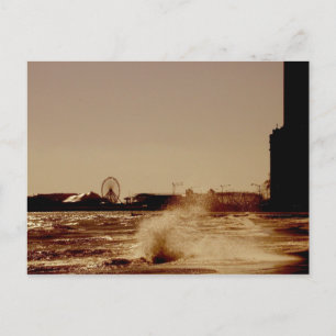 Postal Monte la noria en el embarcadero de la marina de