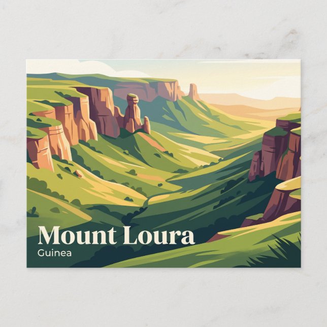 Postal Monte Loura Guinea (Anverso)