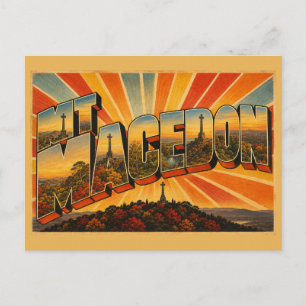Postal Monte Macedon Victoria Australia Cumbre Arte