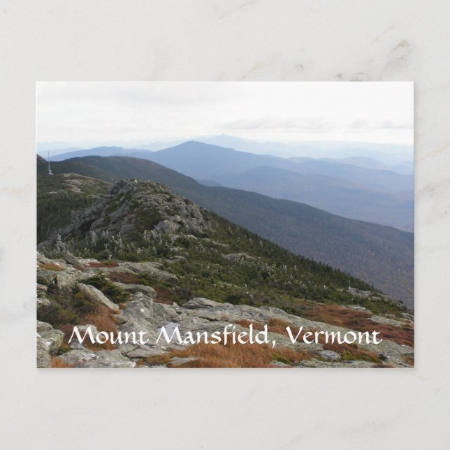 Postal Monte Mansfield, Vermont (Anverso)
