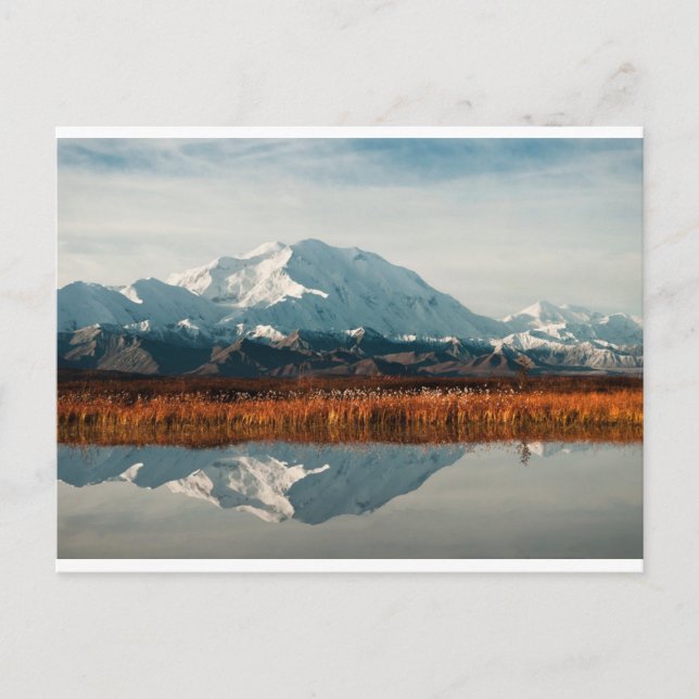 Postal Monte McKinley en Denali NP, Alaska (Anverso)