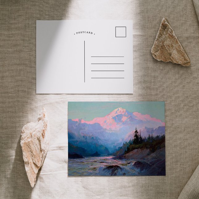 Postal Monte McKinley | Sydney Mortimer Laurence (Subido por el creador)