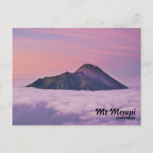 Postal Monte Merapi Indonesia