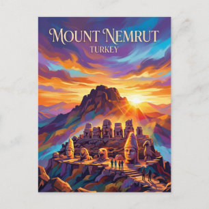 Postal Monte Nemrut Turquía