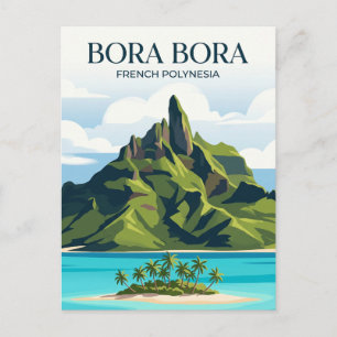 Postal Monte Otemanu Polinesia Francesa