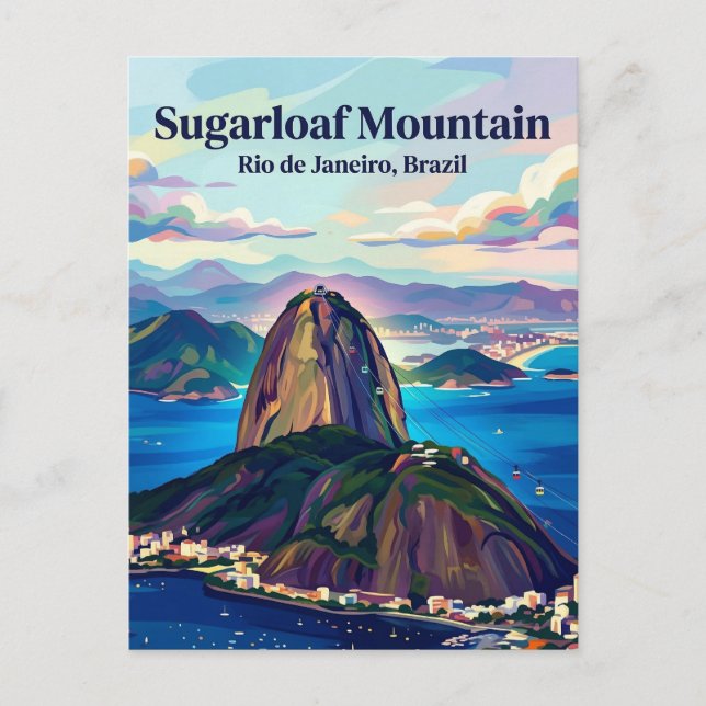 Postal Monte Pão de Azúcar Brasil (Anverso)
