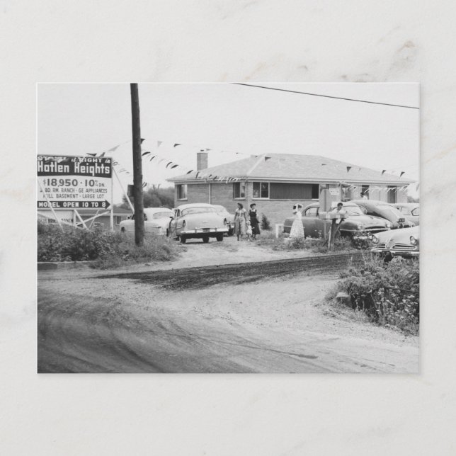 Postal Monte Prospect Illinois Hatlen Heights en los años (Anverso)