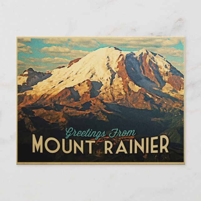 Postal Monte Rainier (Anverso)