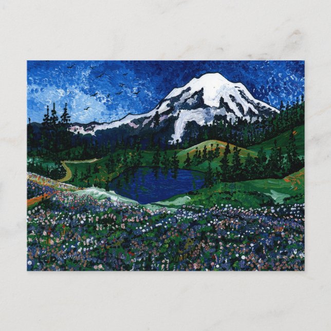Postal Monte Rainier (Anverso)