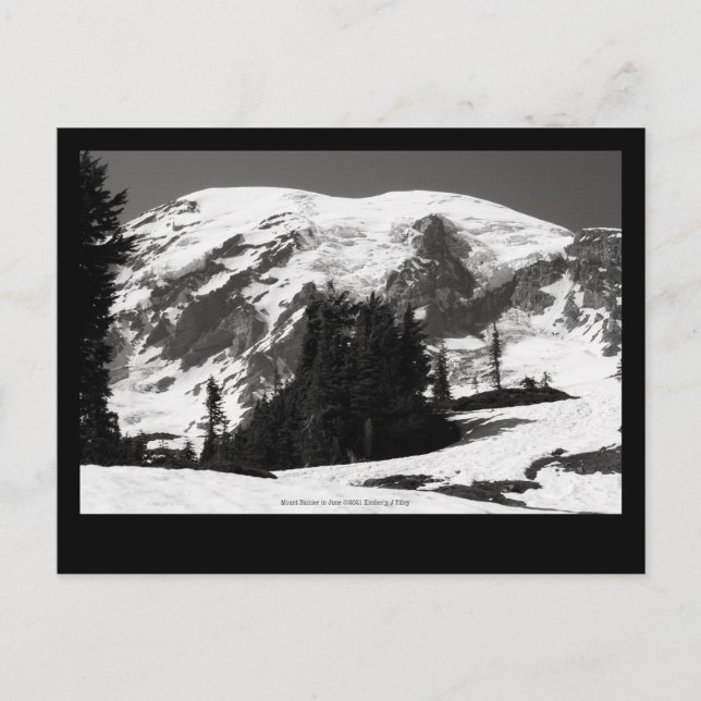 Postal Monte Rainier en junio (Anverso)