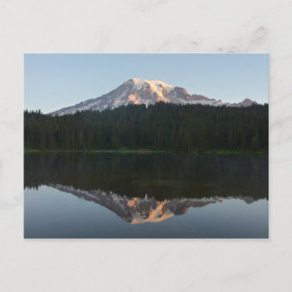 Postal Monte Rainier Reflejado Amanecer I