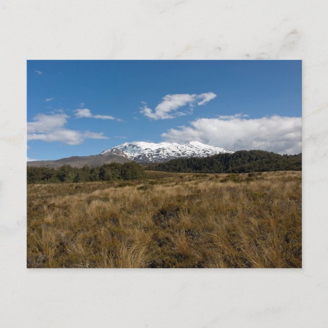 Postal Monte Ruapehu (Anverso)