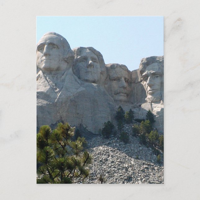 Postal Monte Rushmore (Anverso)