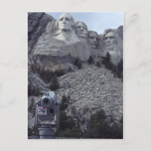 Postal Monte Rushmore (Anverso)