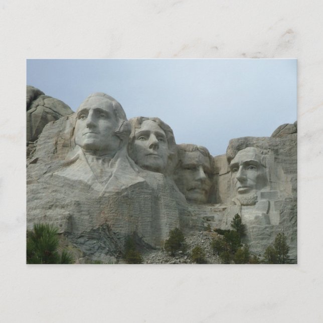 Postal Monte Rushmore (Anverso)