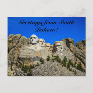 Postal Monte Rushmore, Dakota del Sur