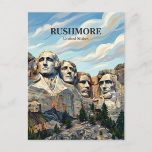 Postal Monte Rushmore Dakota del Sur