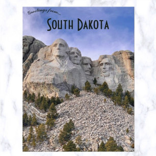 Postal Monte Rushmore Dakota del Sur EE. UU.