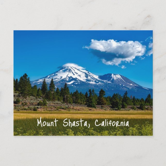 Postal Monte Shasta California (Anverso)