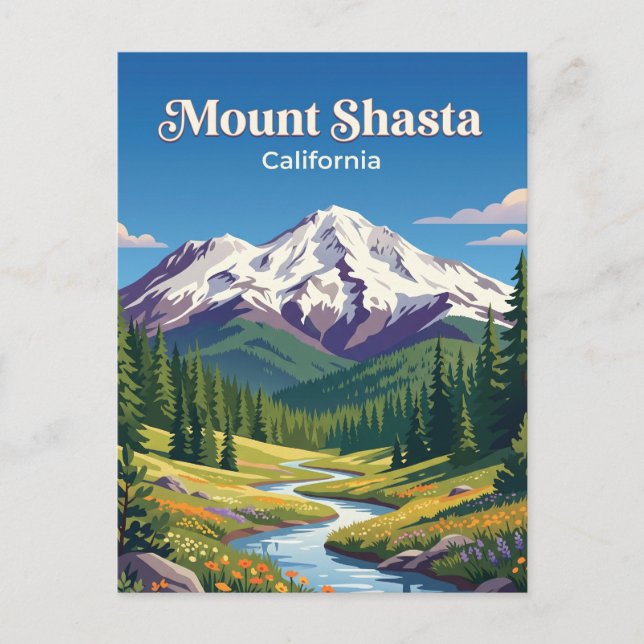 Postal Monte Shasta California (Anverso)
