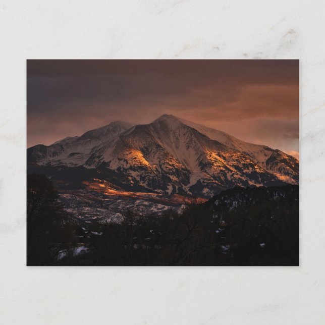 Postal Monte Sopris - Carbondale, CO. (Anverso)