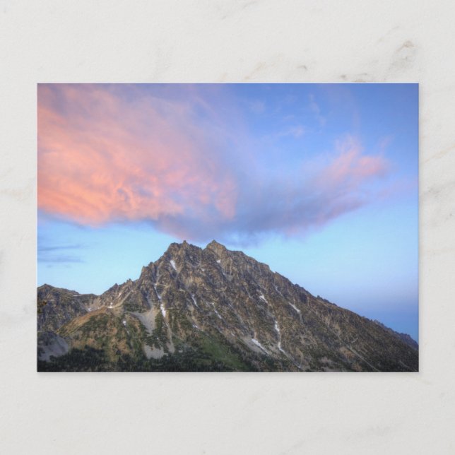 Postal Monte Stuart al atardecer (Anverso)