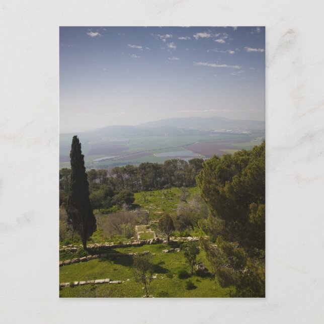 Postal Monte Tabor, sitio de transfiguración bíblica (Anverso)
