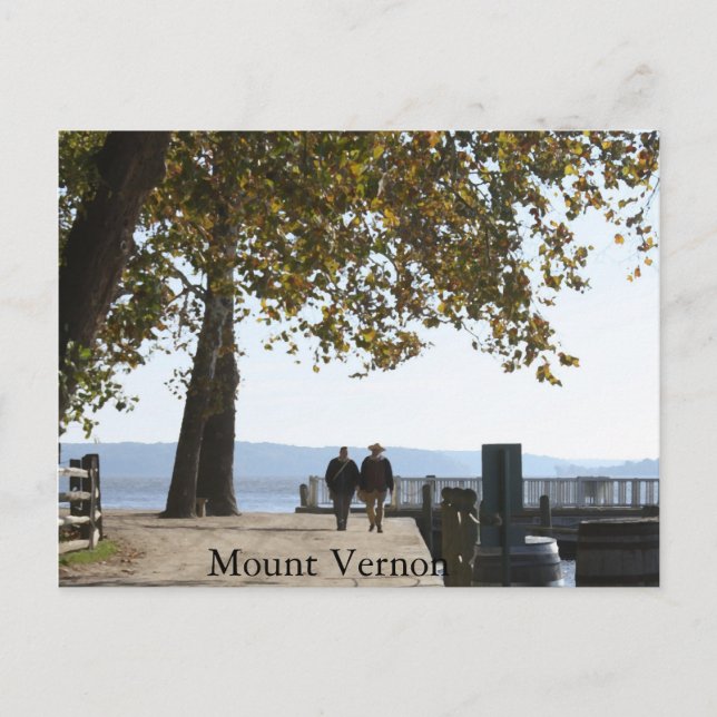 Postal Monte Vernon (Anverso)
