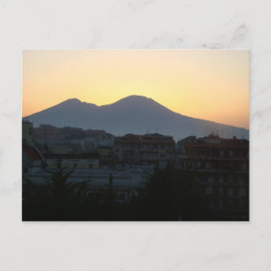 Postal Monte Vesubio al amanecer