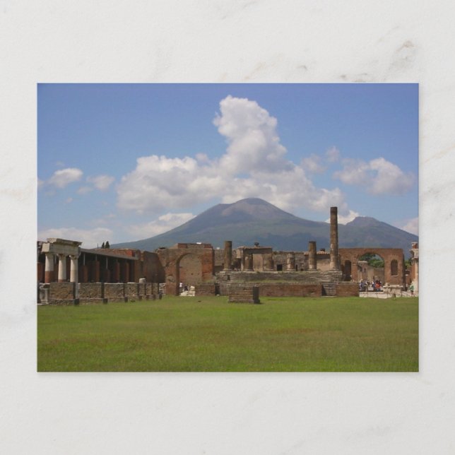 Postal Monte Vesubio, Pompeya (Anverso)