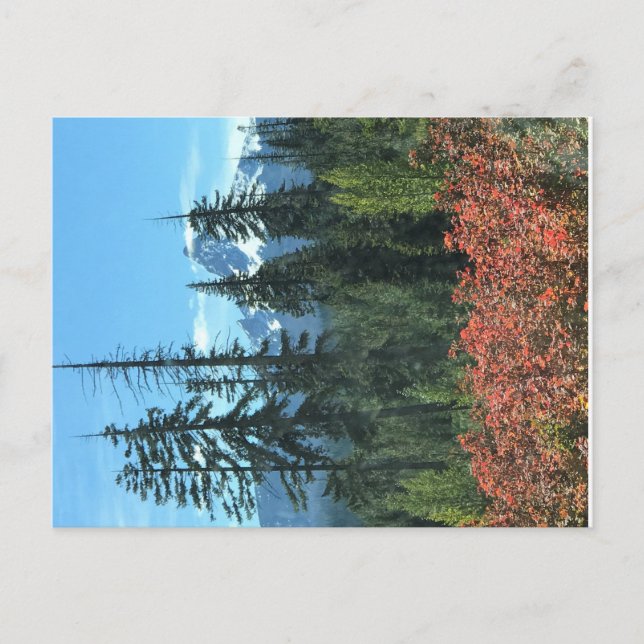 Postal Monte Washington en Otoño, OR (Anverso)