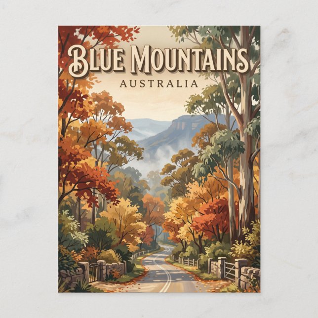 Postal Monte Wilson Australia (Anverso)