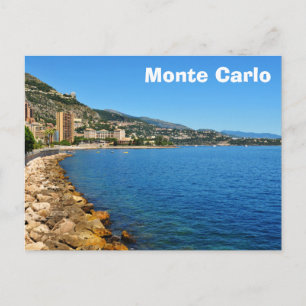 Postal Montecarlo de Mónaco