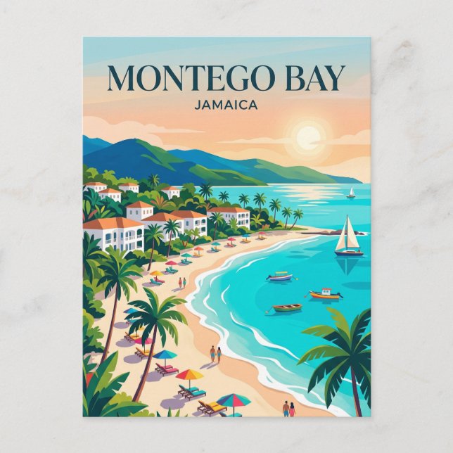 Postal Montego Bay Jamaica (Anverso)