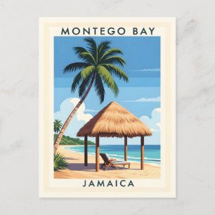 Postal Montego Bay Jamaica Viajes de arte - ISLA TROPICAL