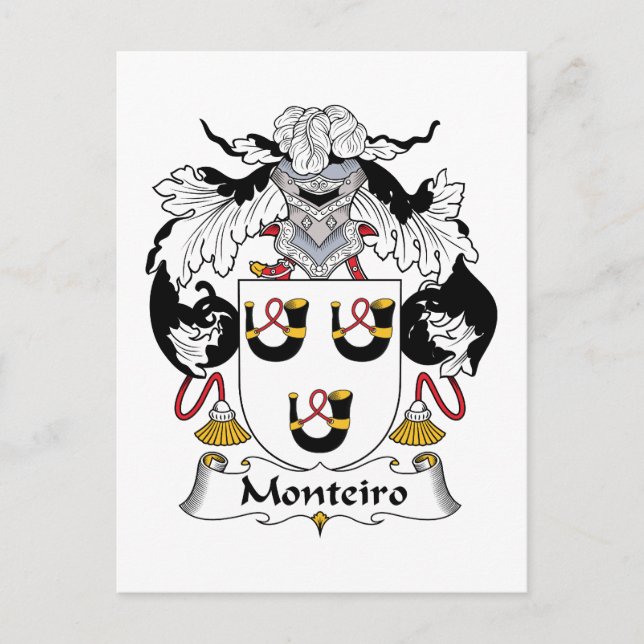 Postal Monteiro Family Crest (Anverso)