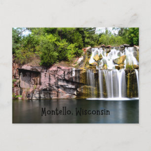 Postal Montello Wisconsin Souvenir