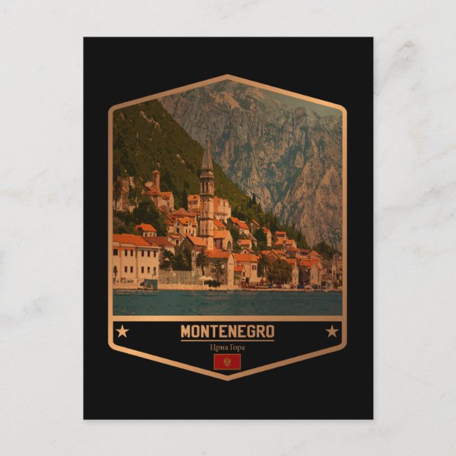 Postal Montenegro (Anverso)