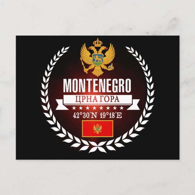 Postal Montenegro (Anverso)