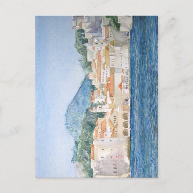 Postal Montenegro Budva (Anverso)