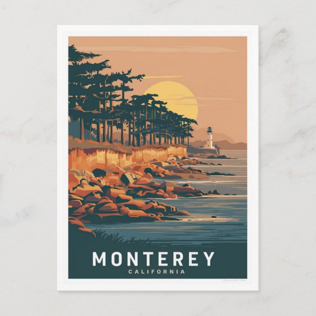 Postal Monterey California (Anverso)