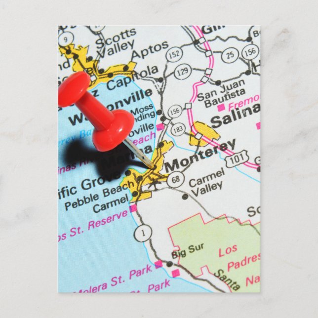 Postal Monterey, California (Anverso)