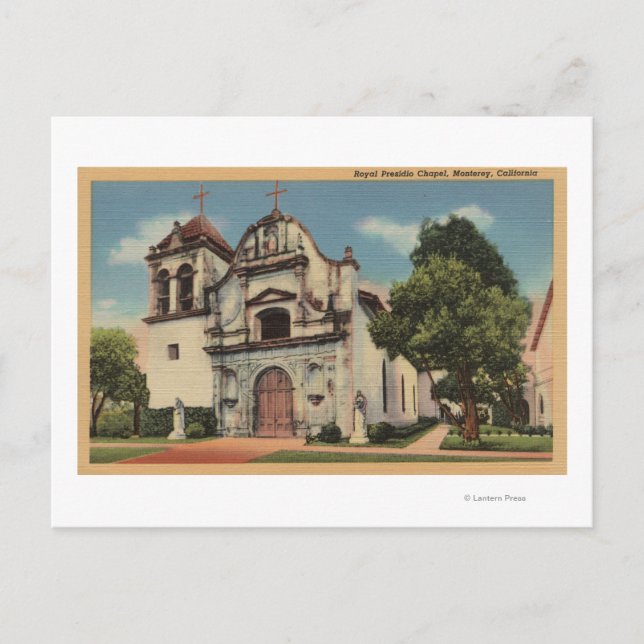 Postal Monterey, California, vista de la violación del pr (Anverso)