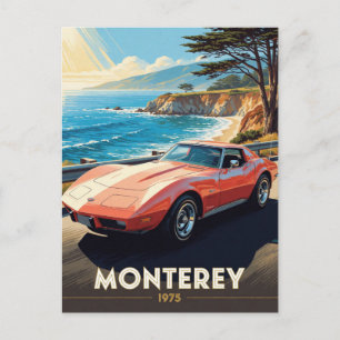 Postal Monterey Pacific Coast Drive 1975 California