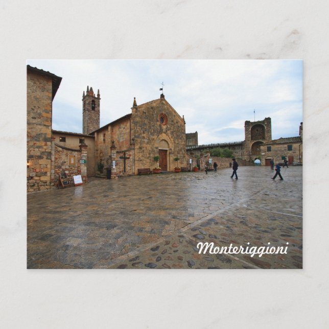 Postal Monteriggioni (Anverso)