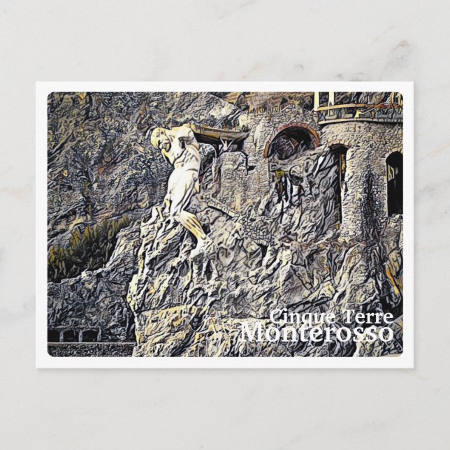 Postal MONTEROSSO Cinque Terre - EL GIGANTE - Postcard (Anverso)