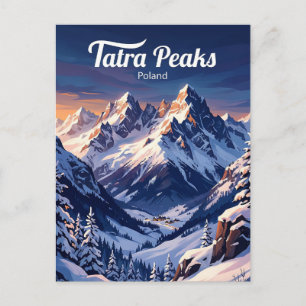 Postal Montes Tatra Polonia