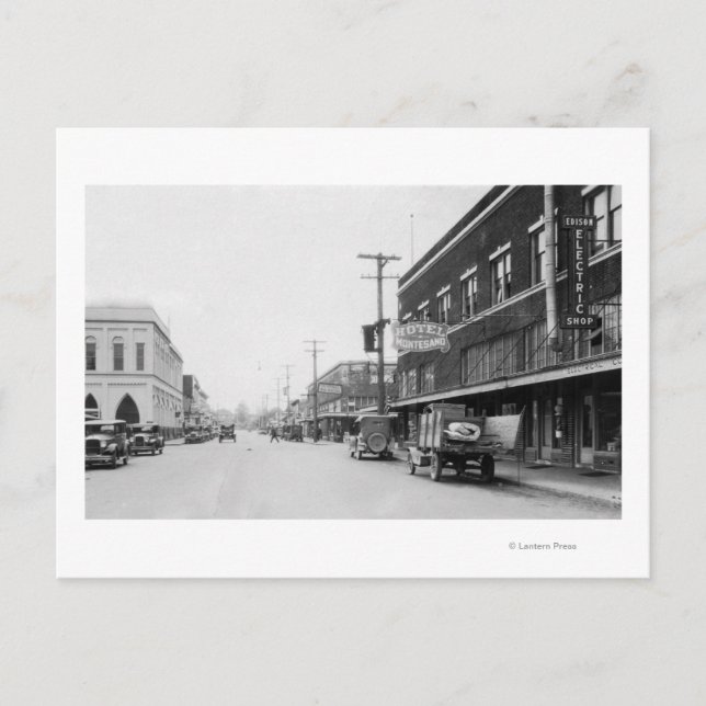 Postal Montesano, WA Main Street Town View Photography (Anverso)